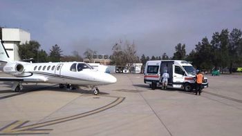 El sistema de aeroevacuación provincial realizó un traslado al Hospital Garrahan