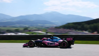 Colapinto quedó 8° en el primer entrenamiento para el GP de Austria