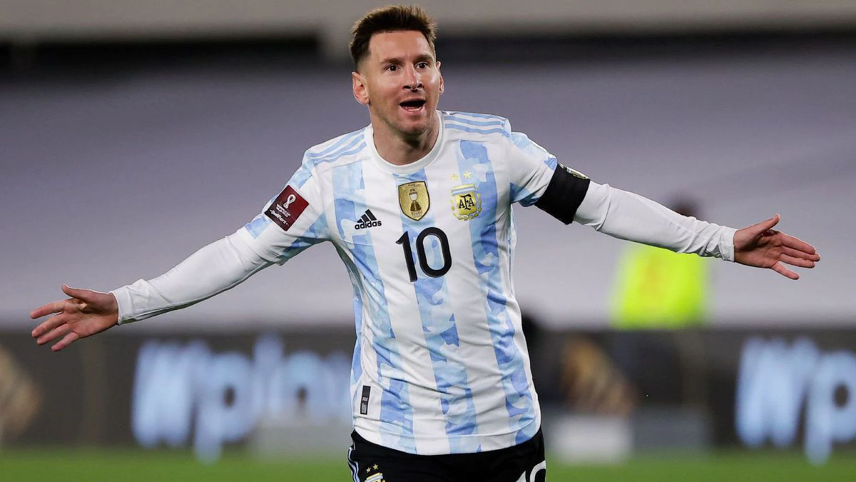 Messi en el podio de los máximos goleadores de selecciones