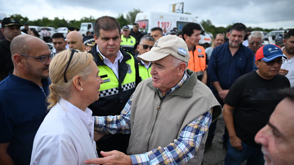 La Madrid: Jaldo supervisó la asistencia a las familias afectadas