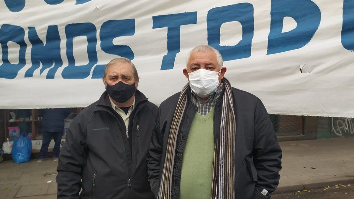 Referentes del Sindicato de Jubilados llevan a cabo las protestas por mejores servicios del Pami.