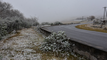 Tafí del Valle: la nieve transformó el paisaje en una postal