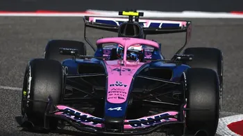 Colapinto quedó entre los diez primeros en las pruebas de Bahréin